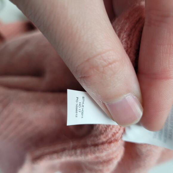 J. Crew supersoft yarn alpaca pink knit sweater V neck merino wool - Picture 8 of 11